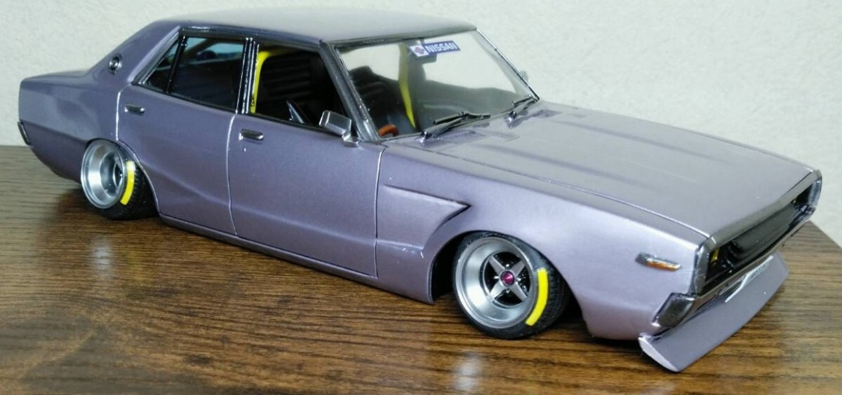 1/24 アオシマ スカイライン ヨンメリ ケンメリ 街道レーサー 完成品 アオシマ1/24ケンメリ完成品(旧車.ヨンメリ.街道レーサー)(完成品