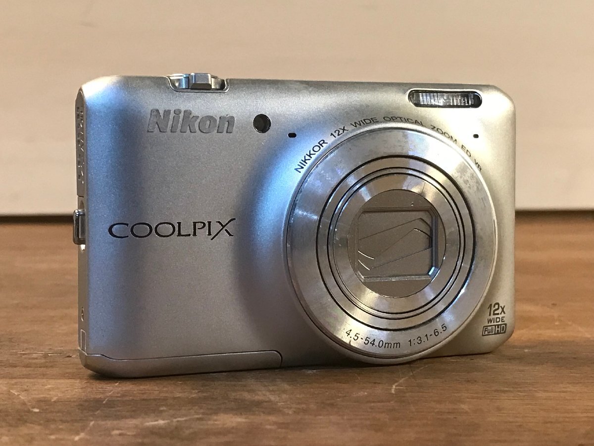 SS-3647■送料込■Nikon COOLPIX S6400 NIKKOR 12X WIDE OPTICAL ZOOM ED VR デジタルカメラ 20007160 131g●ジャンク扱い/くATら_1