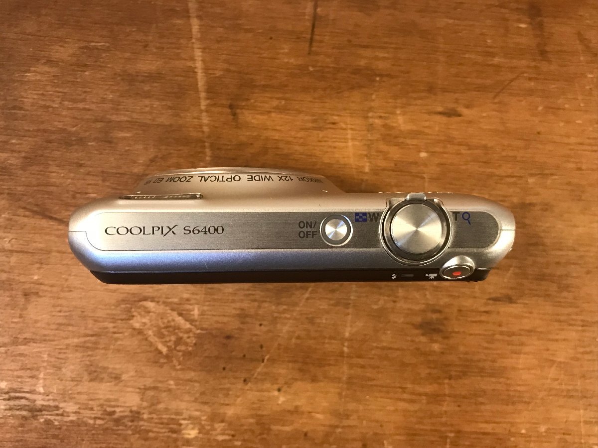 SS-3647■送料込■Nikon COOLPIX S6400 NIKKOR 12X WIDE OPTICAL ZOOM ED VR デジタルカメラ 20007160 131g●ジャンク扱い/くATら_7