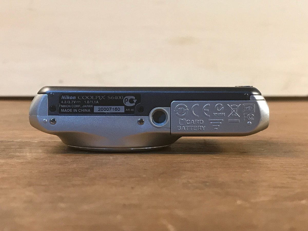 SS-3647■送料込■Nikon COOLPIX S6400 NIKKOR 12X WIDE OPTICAL ZOOM ED VR デジタルカメラ 20007160 131g●ジャンク扱い/くATら_8