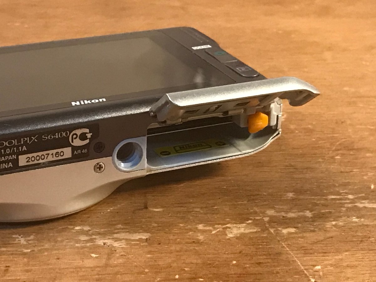 SS-3647■送料込■Nikon COOLPIX S6400 NIKKOR 12X WIDE OPTICAL ZOOM ED VR デジタルカメラ 20007160 131g●ジャンク扱い/くATら_9