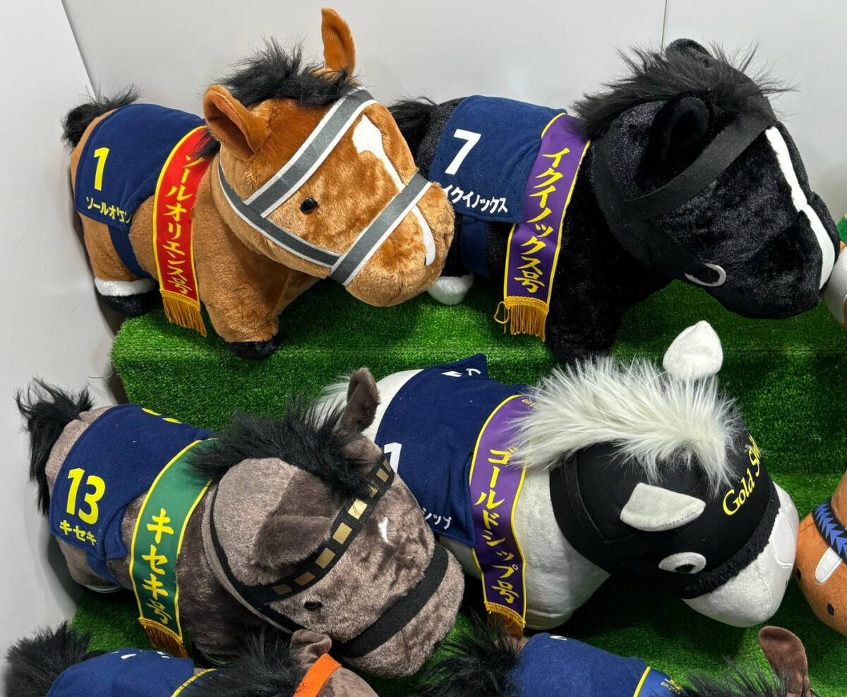 ▽9-160 競馬 ぬいぐるみ 大量 まとめ AVANTI アバンティ イク