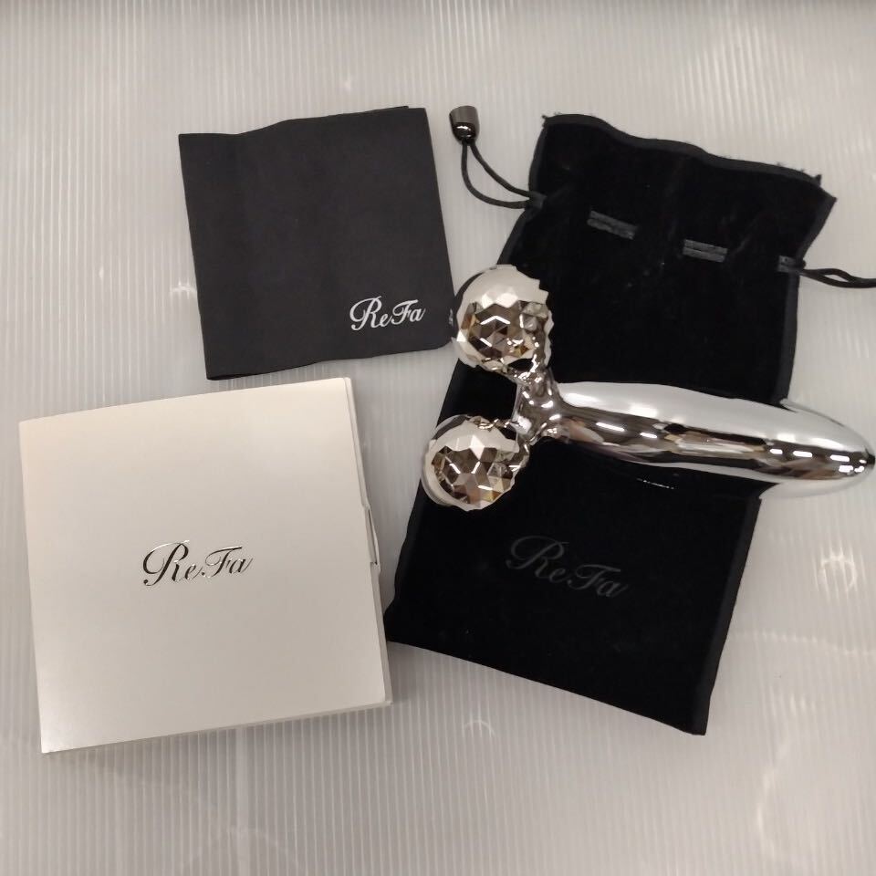 巾着、説明書付き ReFa 美顔ローラー リファ カラット CARAT MTG エムティージー 美顔器 小顔ローラー コロコロマッサージ フェイスケア_1