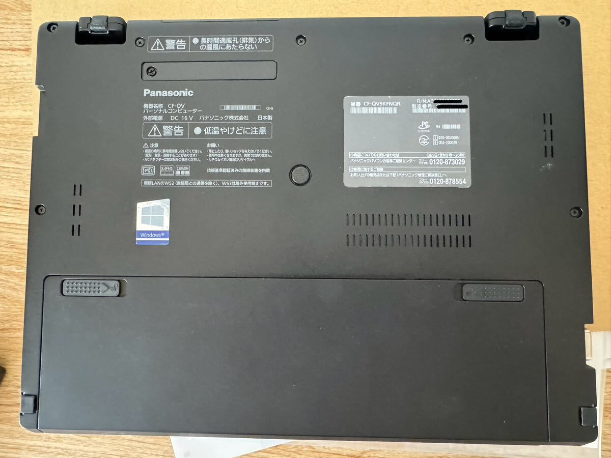 Panasonic Let’s note パナソニック レッツノート QV9 CF-QV9KFNQR i7 8GB SSD512_8