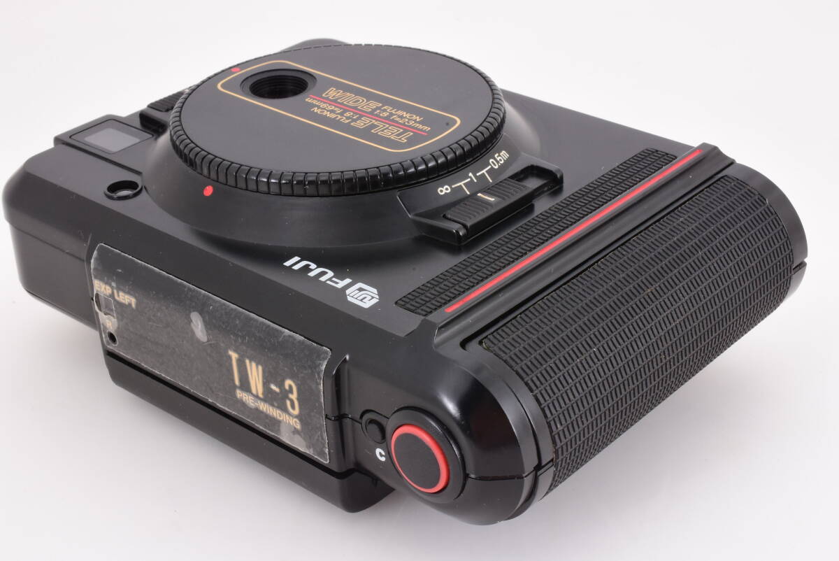 ★レア動作品/極上美品★Fuji Fujifilm 富士フィルム TWING ツイング TW-3 DX WIDE&TELE ハーフサイズ フィルムカメラ★動作確認済 電池入_5