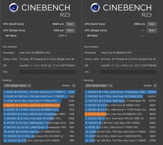 ★美品　1円スタート　Apple アップル MacBook Pro（2019）16インチ　第9世代Core i9　2.4GHz8コア （OP変更）/16GB /512GB　充放電75回_10