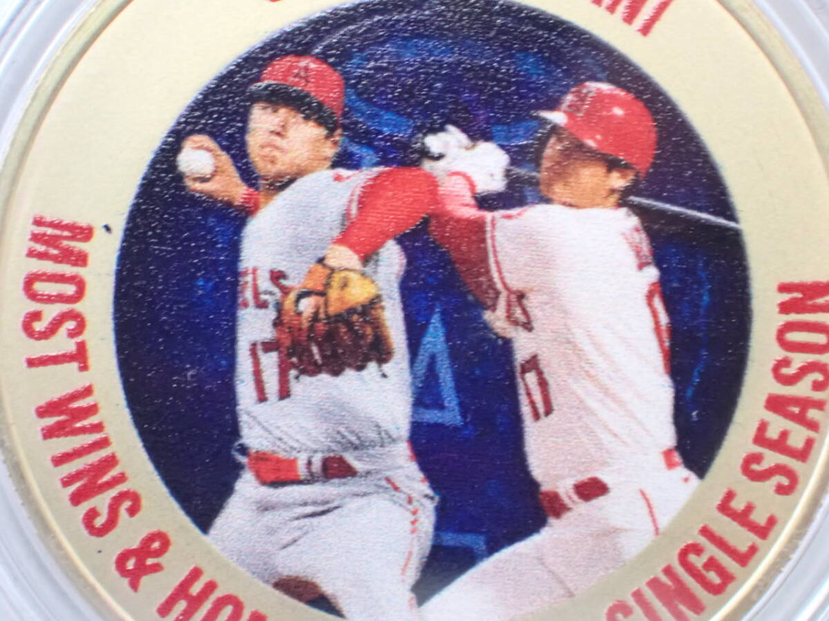 75-； 2022年 大谷翔平 投打ダブル規定到達記念 ゴールドコイン 24