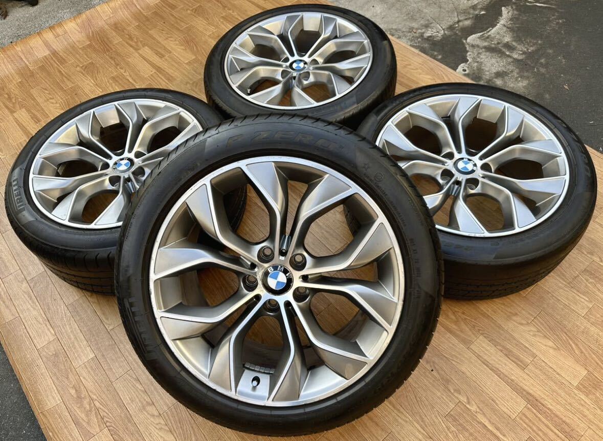 BMW F25 X3 Mスポーツ 純正 19インチ アルミホイール★PIRELLI P-ZERO ランフラット 4本セット★BMW F26 X4等にも_1