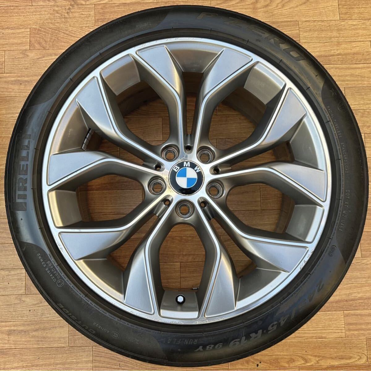 BMW F25 X3 Mスポーツ 純正 19インチ アルミホイール★PIRELLI P-ZERO ランフラット 4本セット★BMW F26 X4等にも_4