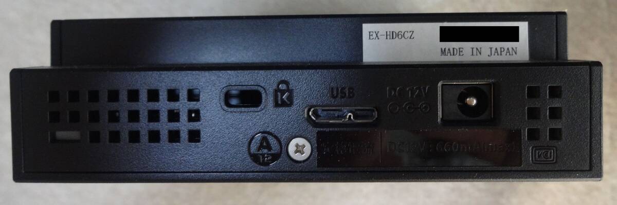 外付けハードディスク 6TB I-Oデータ EX-HD6CZ_2