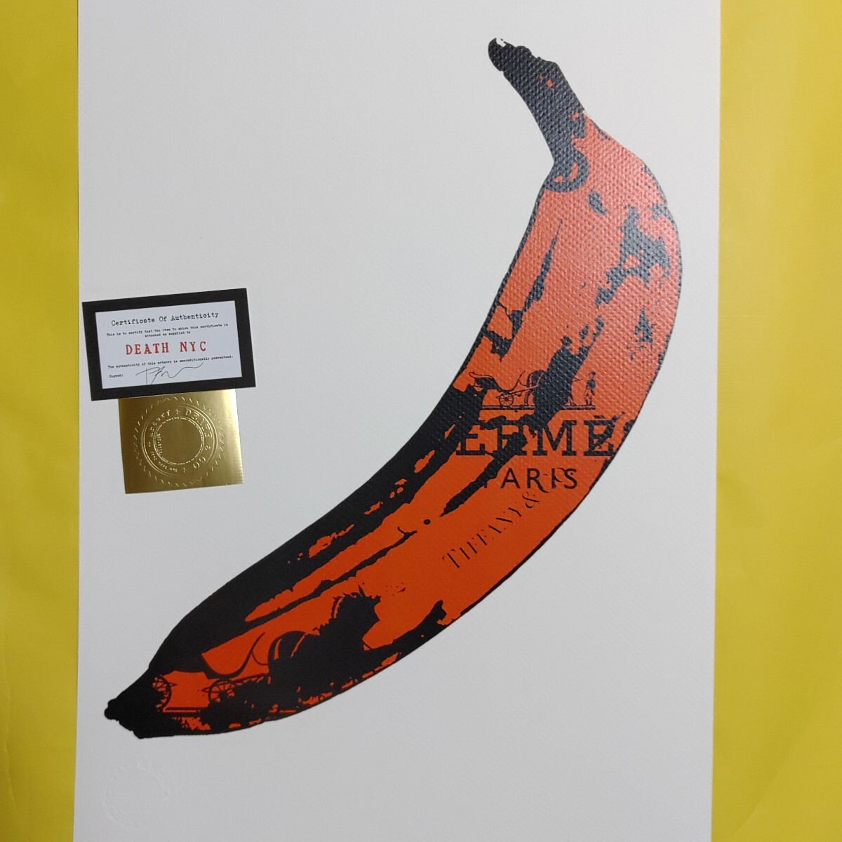 DEATH NYC 世界限定100枚 アートポスター Andy Warhol アンディ