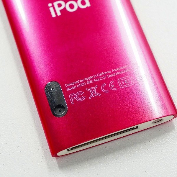 Apple/アップル MC050J/A A1320 iPod nano 第5世代 8GB ピンク