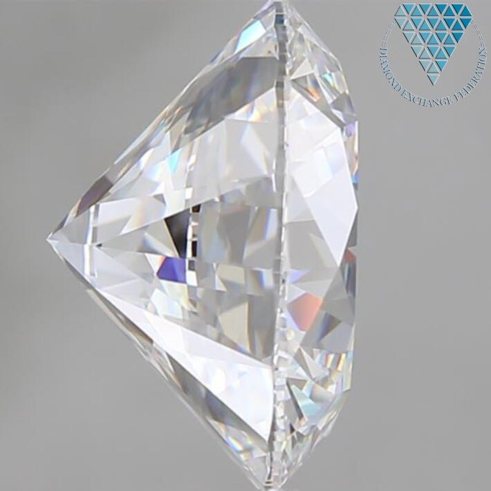 7.13 ct D FL 3EX NONE ROUND GIA TYPE 2A ダイヤモンド ルース 360 HD VIDEO ( 7 ct up EX ) DIAMOND EXCHANGE FEDERATION_3