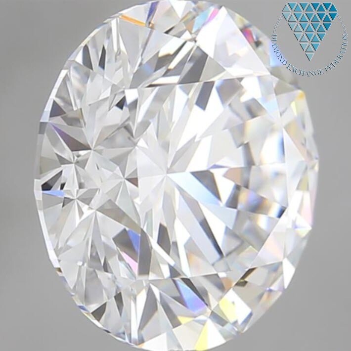 7.13 ct D FL 3EX NONE ROUND GIA TYPE 2A ダイヤモンド ルース 360 HD VIDEO ( 7 ct up EX ) DIAMOND EXCHANGE FEDERATION_4