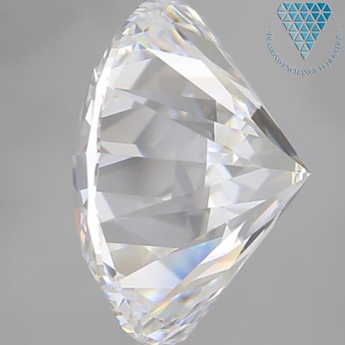 7.13 ct D FL 3EX NONE ROUND GIA TYPE 2A ダイヤモンド ルース 360 HD VIDEO ( 7 ct up EX ) DIAMOND EXCHANGE FEDERATION_5