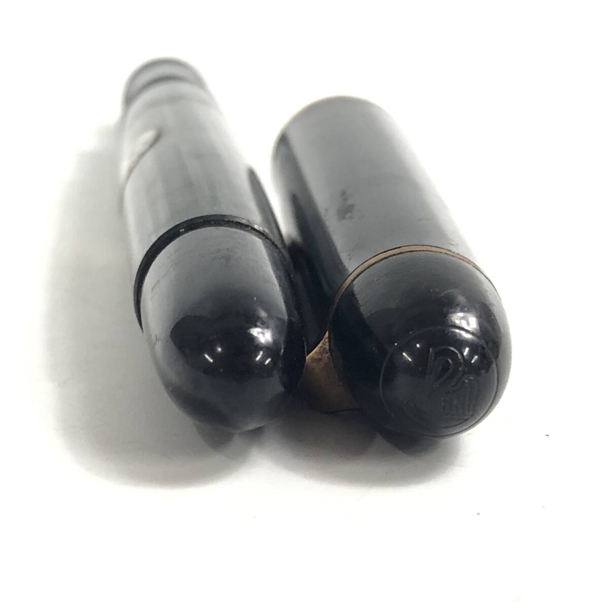 ★E08017/PELIKAN ペリカン/万年筆/140/ペン先 14C 585 F/ブラック×ゴールド_6