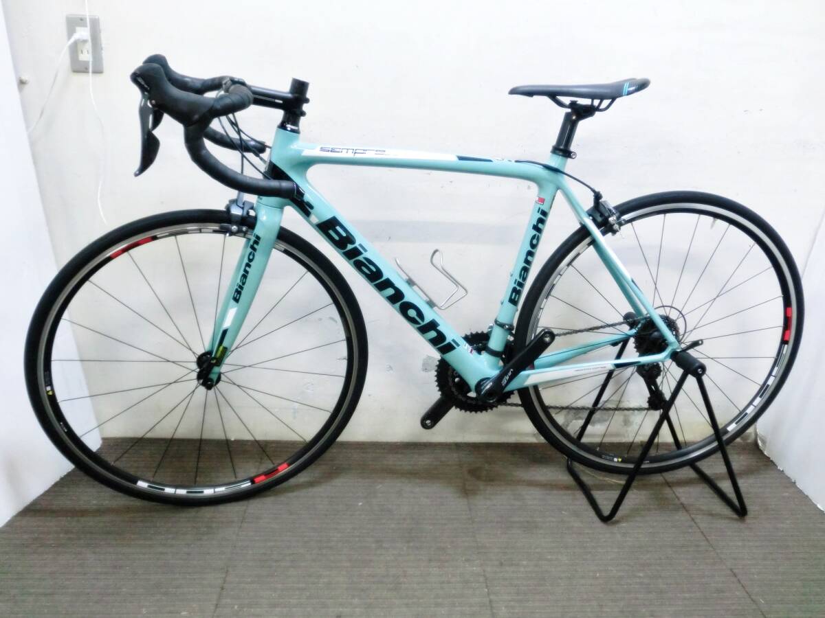 ほぼ未使用 500キロ未満 Bianchi ロードバイク SEMPRE PRO SORA