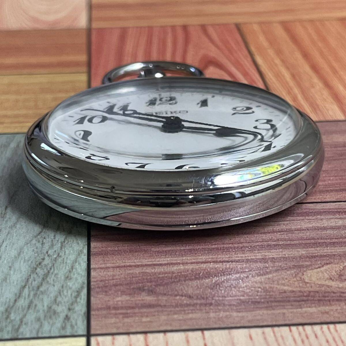 セイコー SEIKO 鉄道時計 JR貨物 広島 懐中時計 クォーツ 7C11-0010