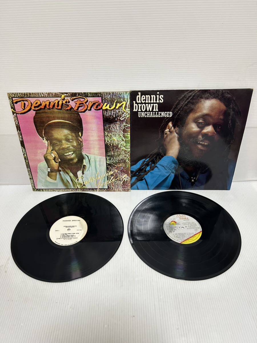 DENNIS BROWN - UNCHALLENGED - VINTAGE (1ST PRESS) VINYL - LP main image 1