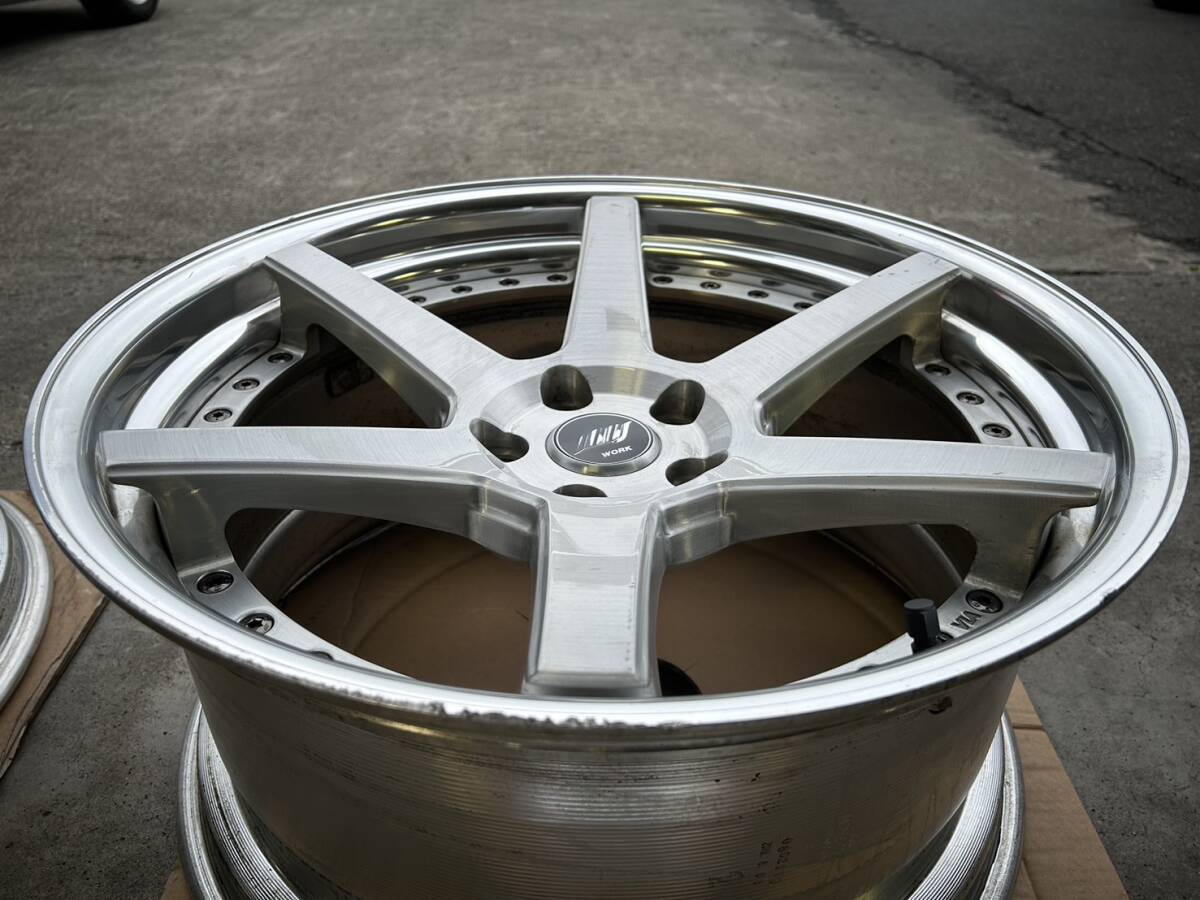 WORK ジースト ST1 19インチ 8.5J 9.5J PCD100 WORK RAYS プリウス BRZ 86 レガシー インプレッサ レクサスCT WORK ST1 ジースト レクサスISにWORKジーストST1 ☆売り切り☆超美品♪ワーク 5-114.3メーカー公式通販