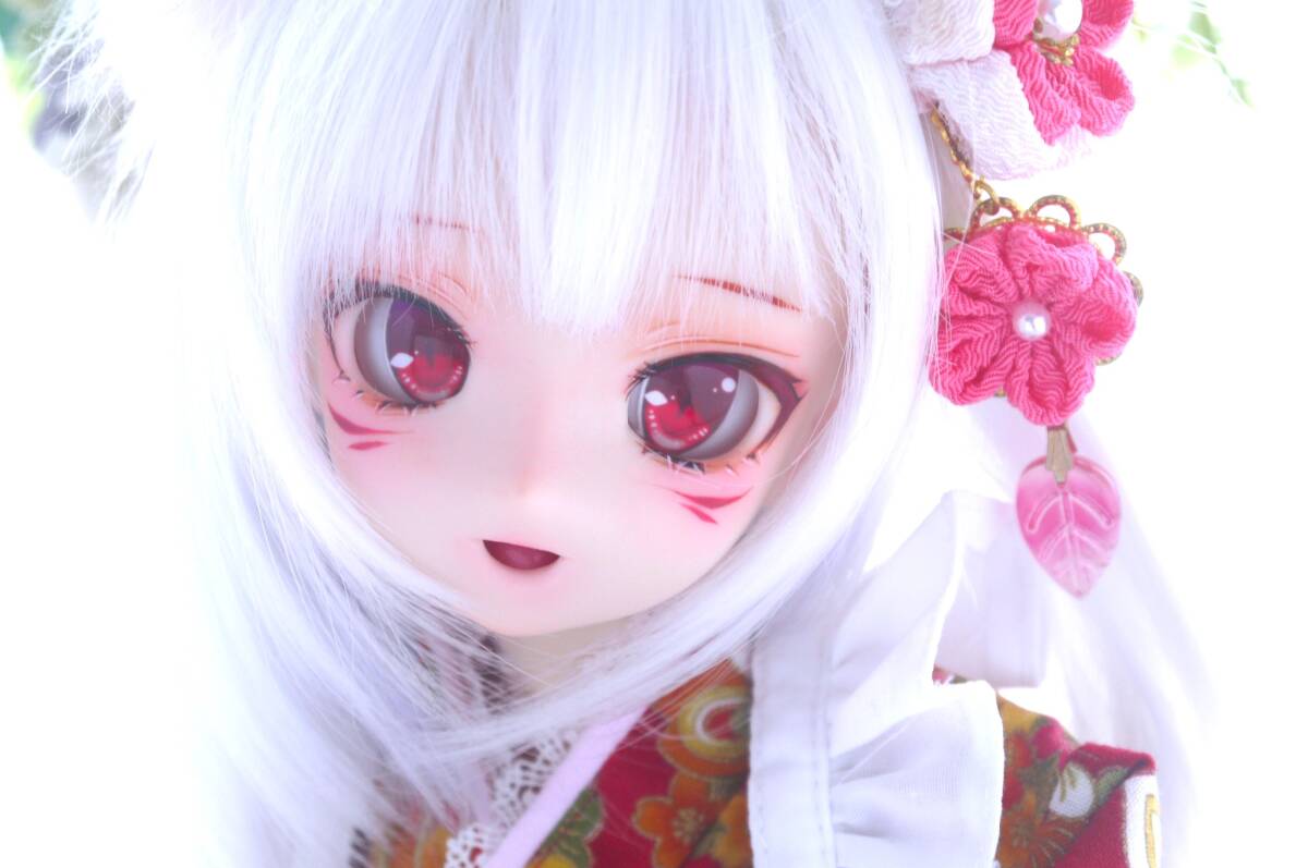 ine*カスタムヘッド：オビツ50-04まふゆヘッド+アイ+ウィッグ【レジン