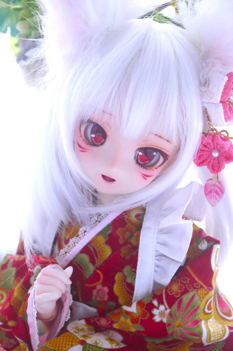 ine*カスタムヘッド：オビツ50-04まふゆヘッド+アイ+ウィッグ【レジン
