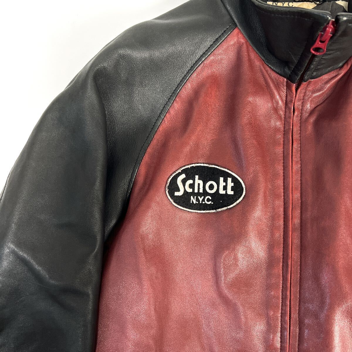 Schott ショット/シングルライダース レザートラックジャケット レザー