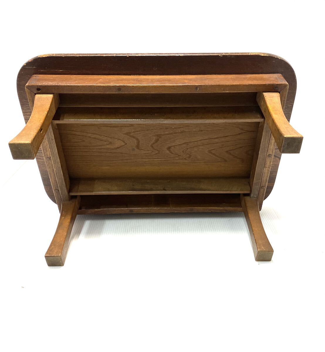 ちゃぶ台 角型 昭和レトロ ローテーブル 座卓 折りたたみ アンティーク