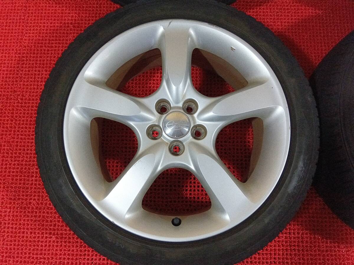 スバル純正ホイール 17インチ 7J +55 PCD100 215/45R17 ピレリ 夏 難 スバル純正ホイール 17インチ 7J +55 PCD100 215/45R17 ピレリ 夏 難