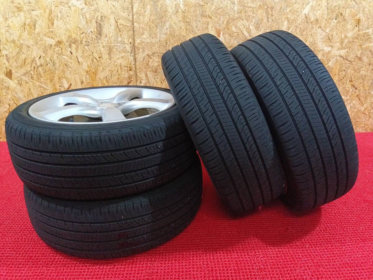 スバル純正ホイール 17インチ 7J +55 PCD100 215/45R17 ピレリ 夏 難