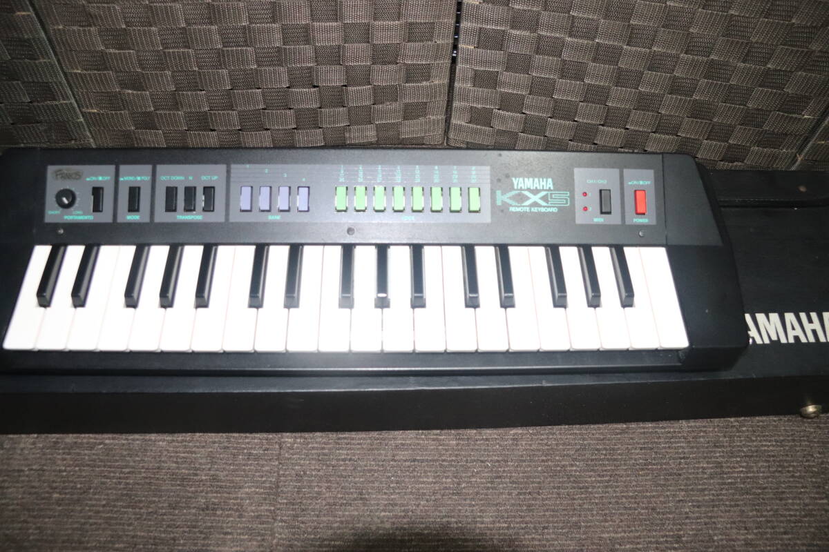 ハードケース付き】YAMAHA ショルダーキーボード KX5 動作未確認 現状