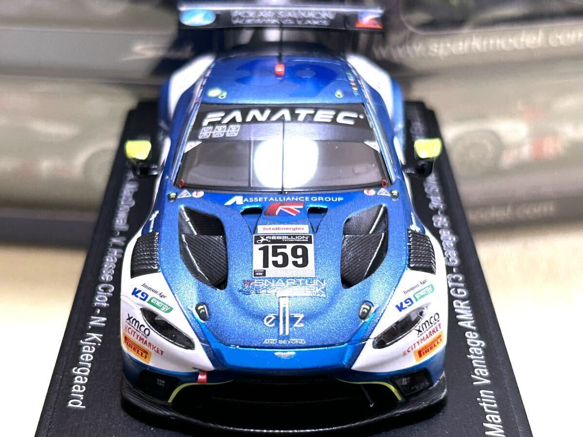 Aston Martin Vantage GT3 N°159 – 3e Place Silver Class 24H Spa 2021 – Spark Modèle Réduit 1/43