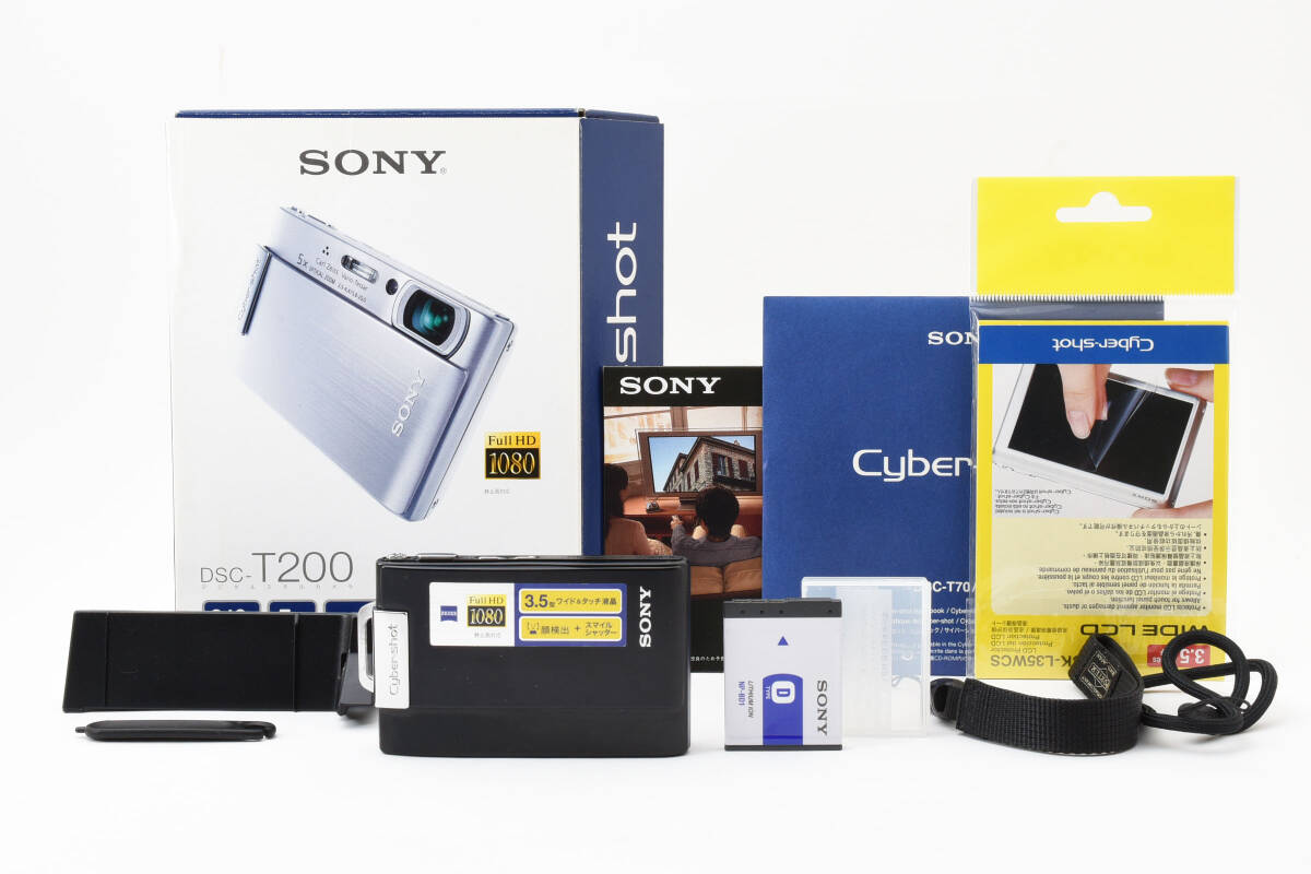 ☆元箱付き☆ SONY Cyber-shot DSC-T200 ブラック コンパクトデジタル