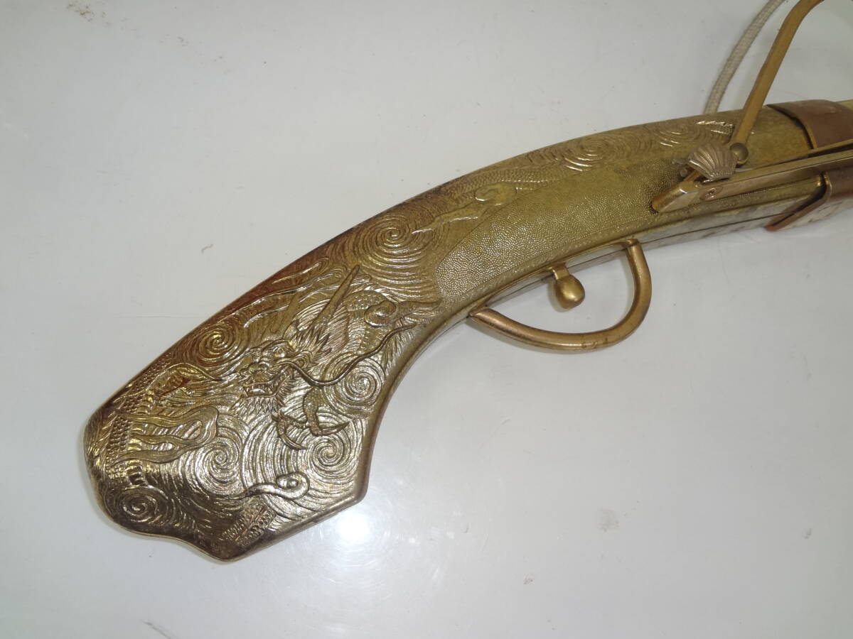 種子島 火縄銃 レプリカ 装飾銃 古式銃 重量 約3kg 全長 約109 