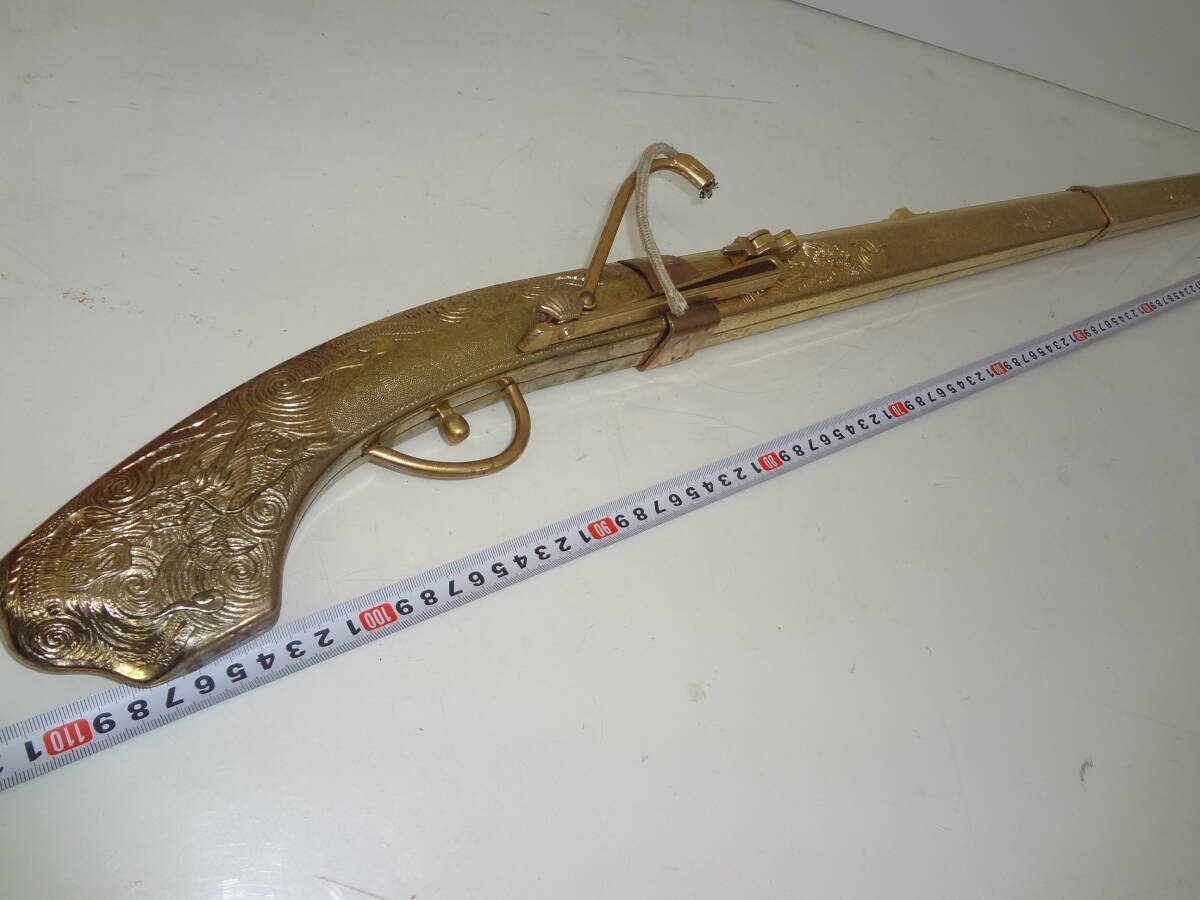 種子島 火縄銃 レプリカ 装飾銃 古式銃 重量 約3kg 全長 約109