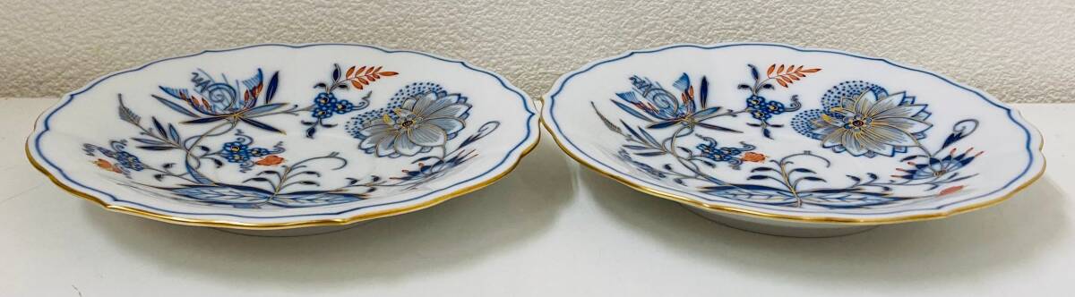 ☆F1674□1円スタート【美品・2客セット・希少】MEISSEN マイセン