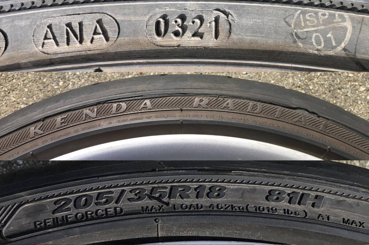 レクサス RX 純正アルミホイール 18-7.5J＋35 5H-114.3 205/35R18 トヨタ車への流用 PCD変換ワイトレでプリウスにも レクサス RX 18インチ NX 純正ホイール18インチ4本 レクサスrx純正ホイール（車用品・バイク用品）の通販