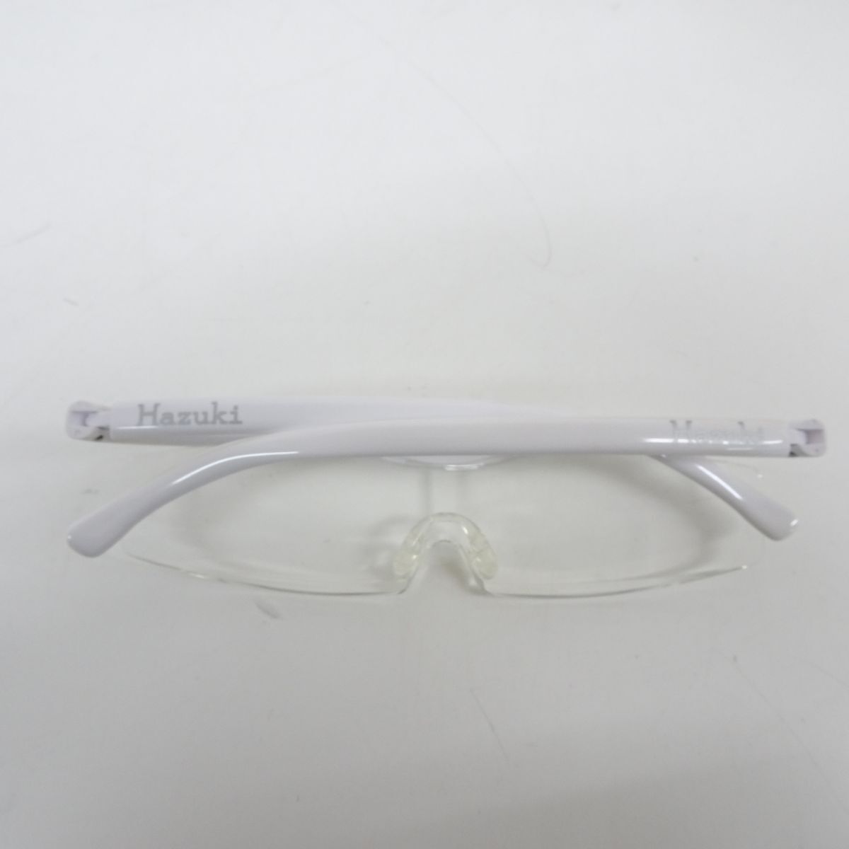 ■tyhd 6591-1 273 店頭展示品 デッドストック Hazuki ハズキルーペ 1.6X 白 クリアレンズ 日本製 拡大鏡 メガネ 眼鏡_3