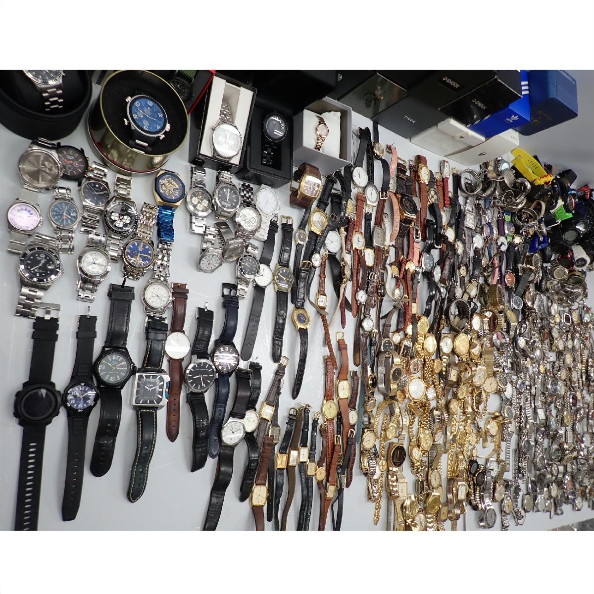1円【ジャンク】 腕時計300点以上 約22kg SEIKO・CITIZEN・GUCCI