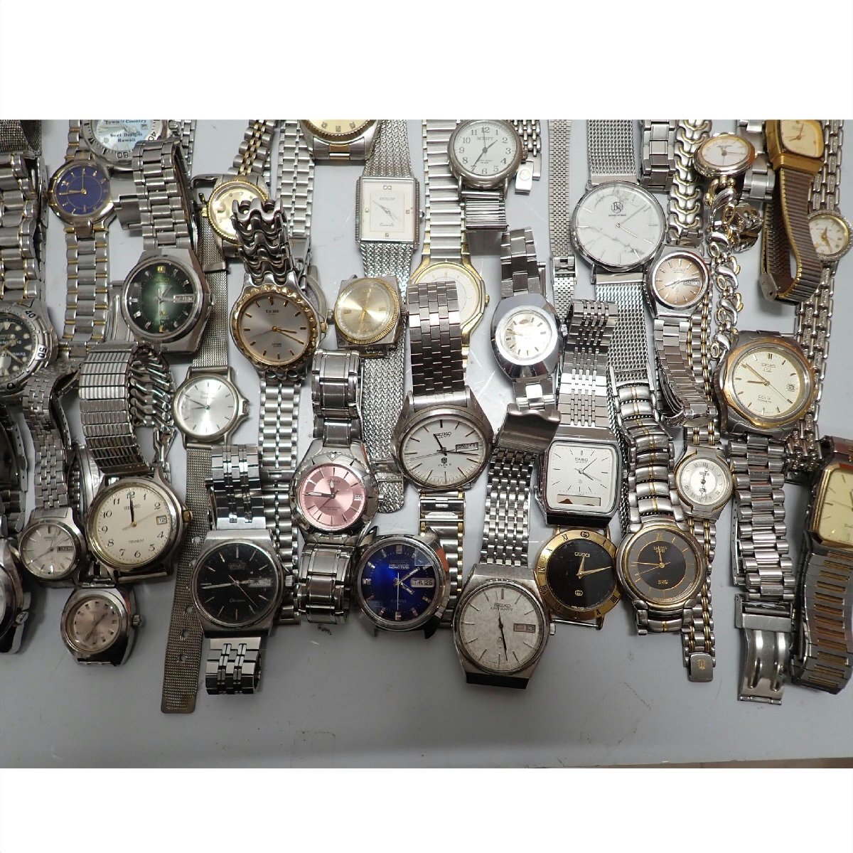 1円【ジャンク】 腕時計300点以上 約22kg SEIKO・CITIZEN・GUCCI