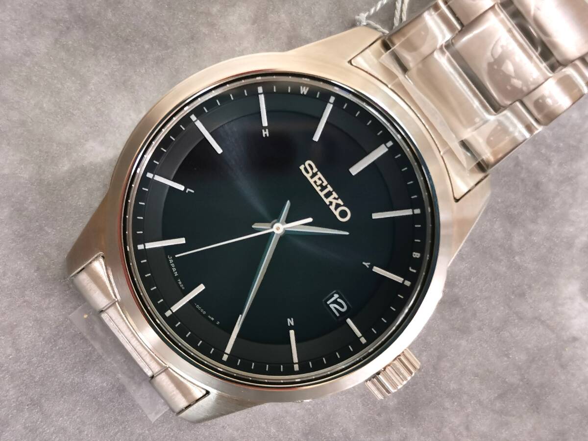 メンズ SEIKO ソーラー電波 SBTM233 7B24-0BJ0ブラック 超美品