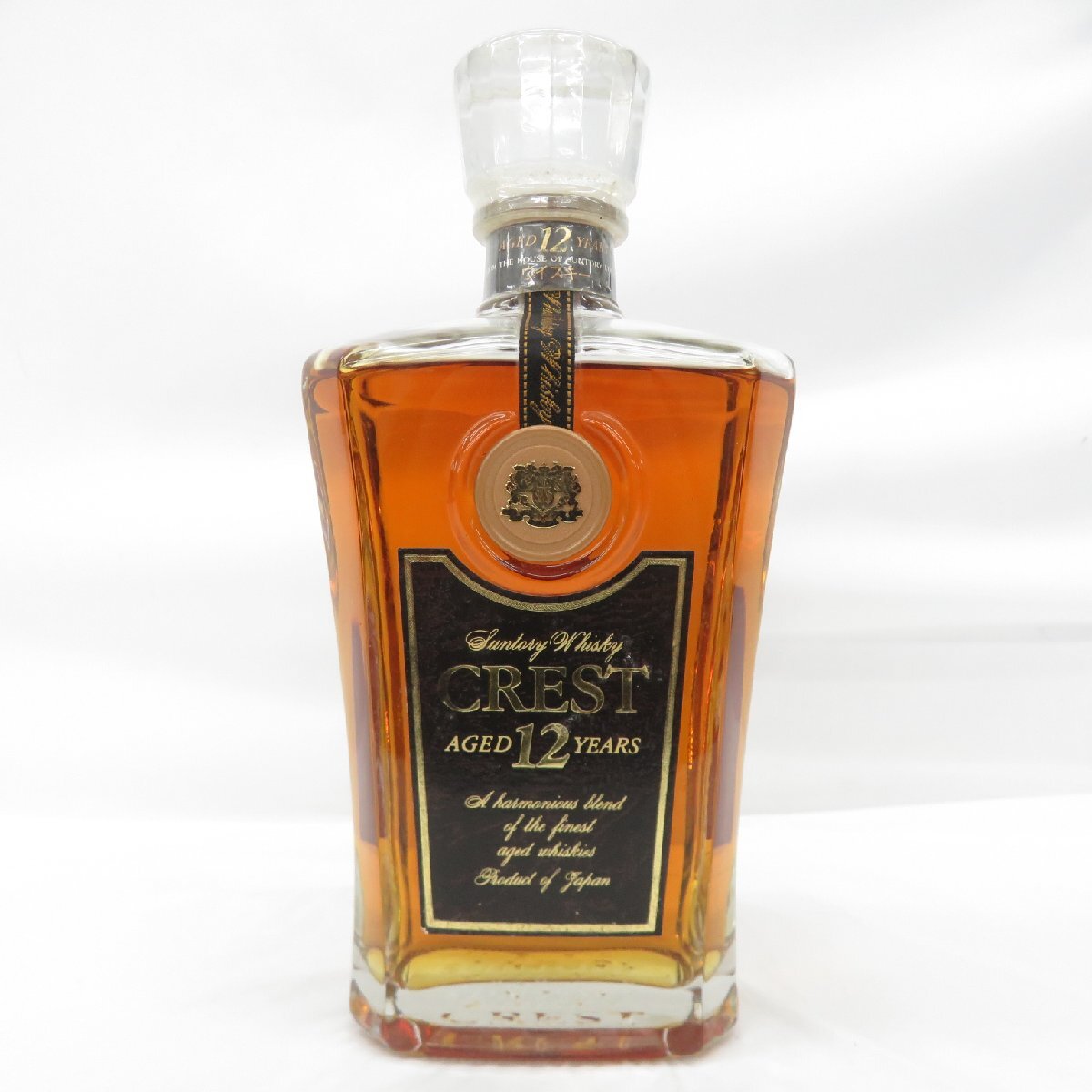 未開栓】SUNTORY CREST サントリー クレスト 12年 ウイスキー 700ml 43