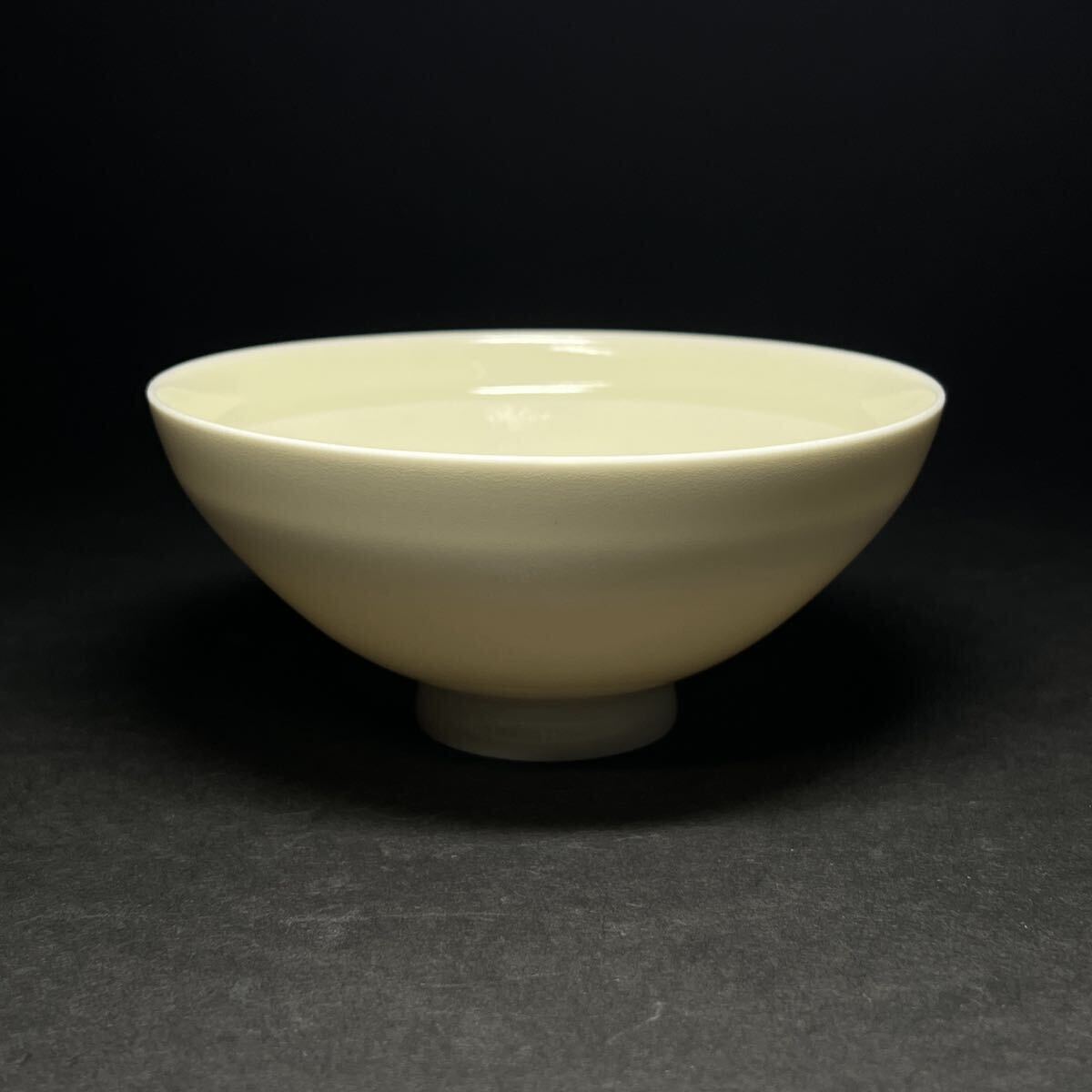 茶碗　二代　諏訪蘇山　白磁茶碗　白瓷　抹茶碗　茶道具　茶器　共箱_2