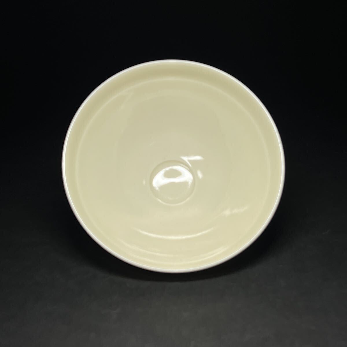 茶碗　二代　諏訪蘇山　白磁茶碗　白瓷　抹茶碗　茶道具　茶器　共箱_6