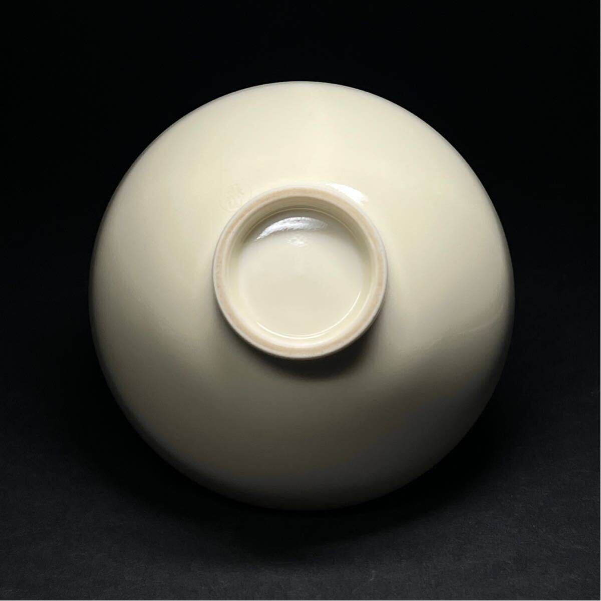 茶碗　二代　諏訪蘇山　白磁茶碗　白瓷　抹茶碗　茶道具　茶器　共箱_7