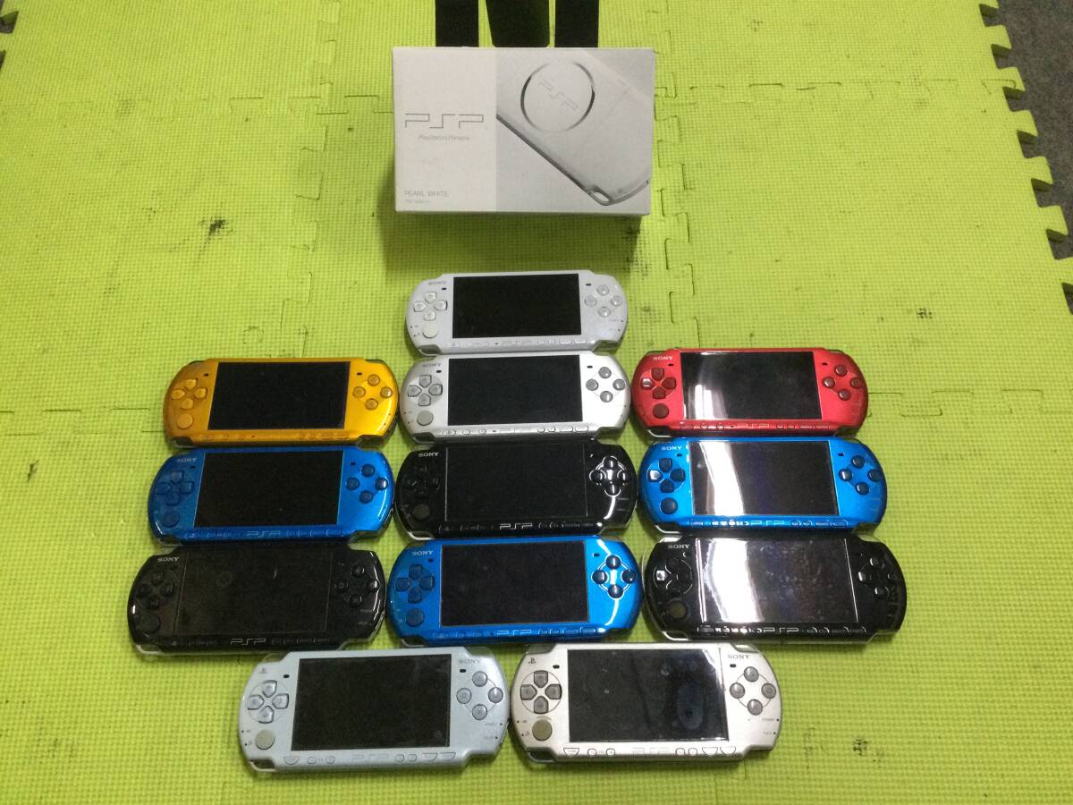 GN6204/60/0】ジャンク☆PSP☆本体☆計13台☆PSP-3000☆PSP-2000☆大量