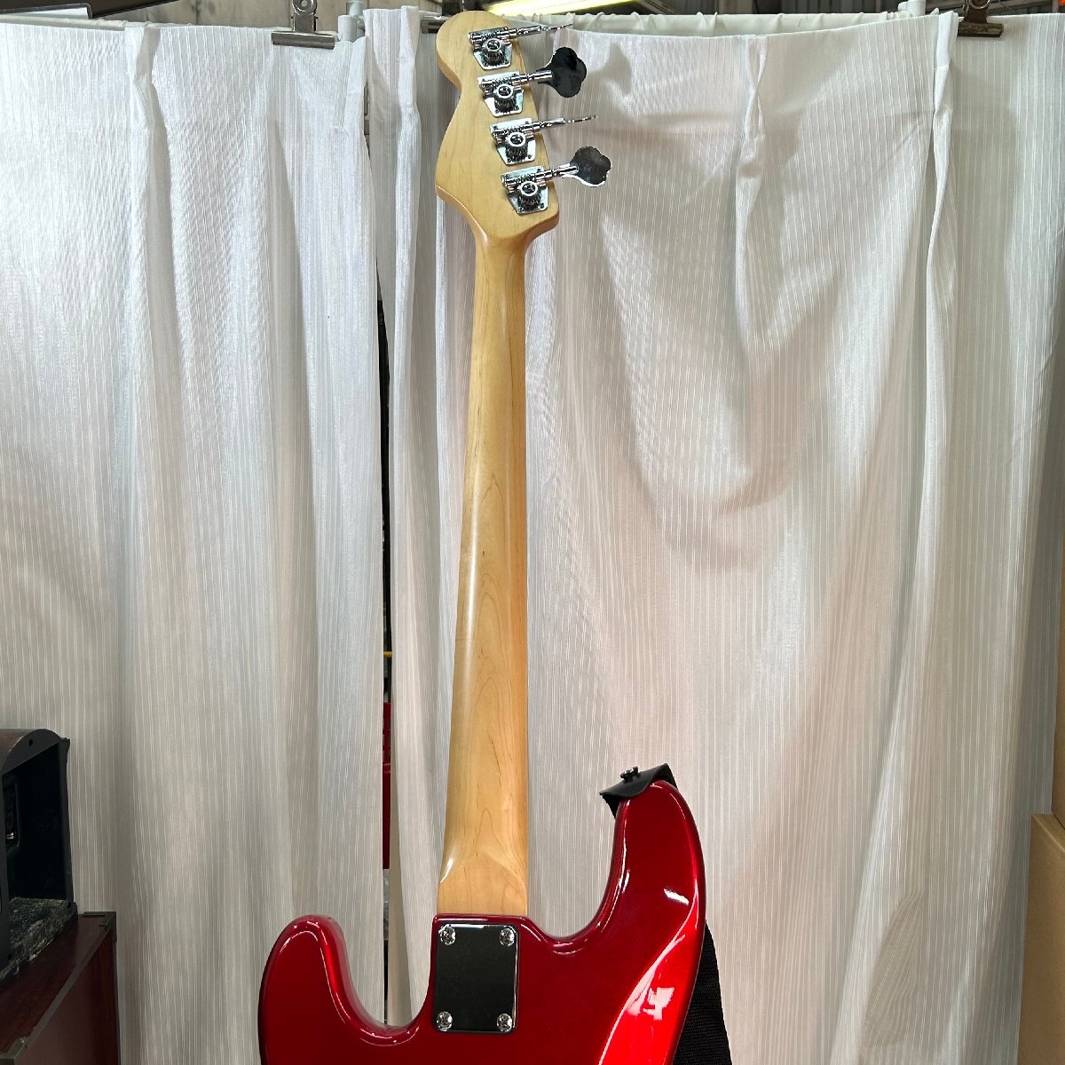 ♪M♪ SELDER エレキベース 赤 白 楽器 ギター エレキ 4弦 弦楽器
