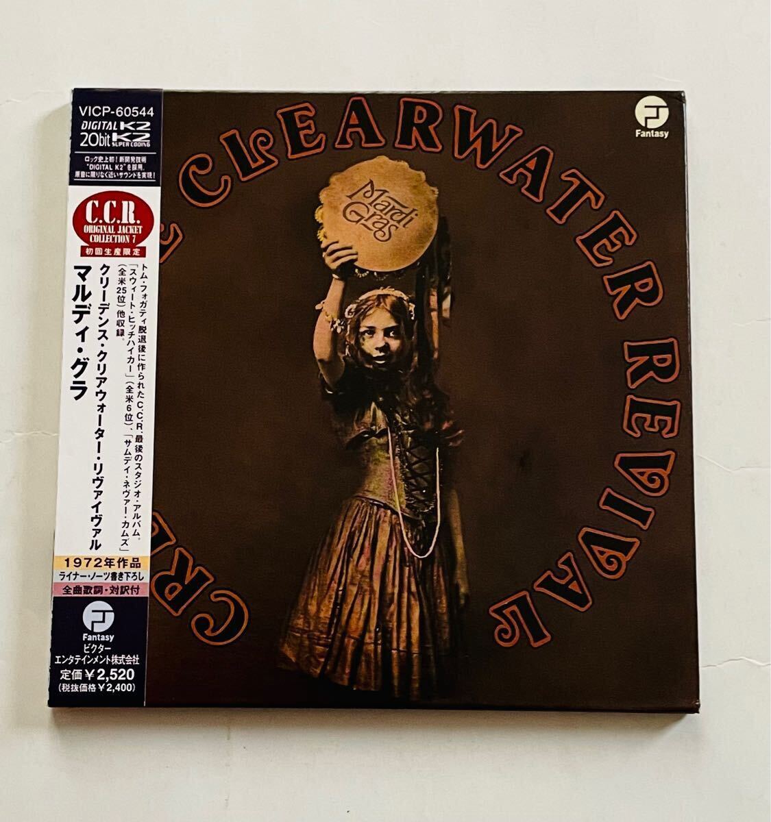 国内盤 紙ジャケ洋楽CD★C.C.R クリーデンスクリアウォーターリヴァイヴァル★マルディグラ('72) 帯付 20bit K2 Mastering_1