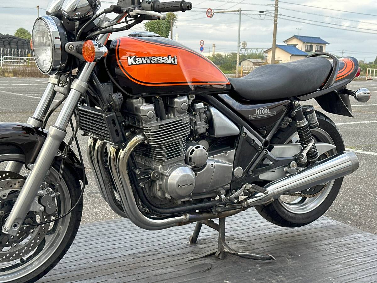 超極上ゼファー1100 火の玉カラー!! 状態最高!! KAWASAKI カワサキ