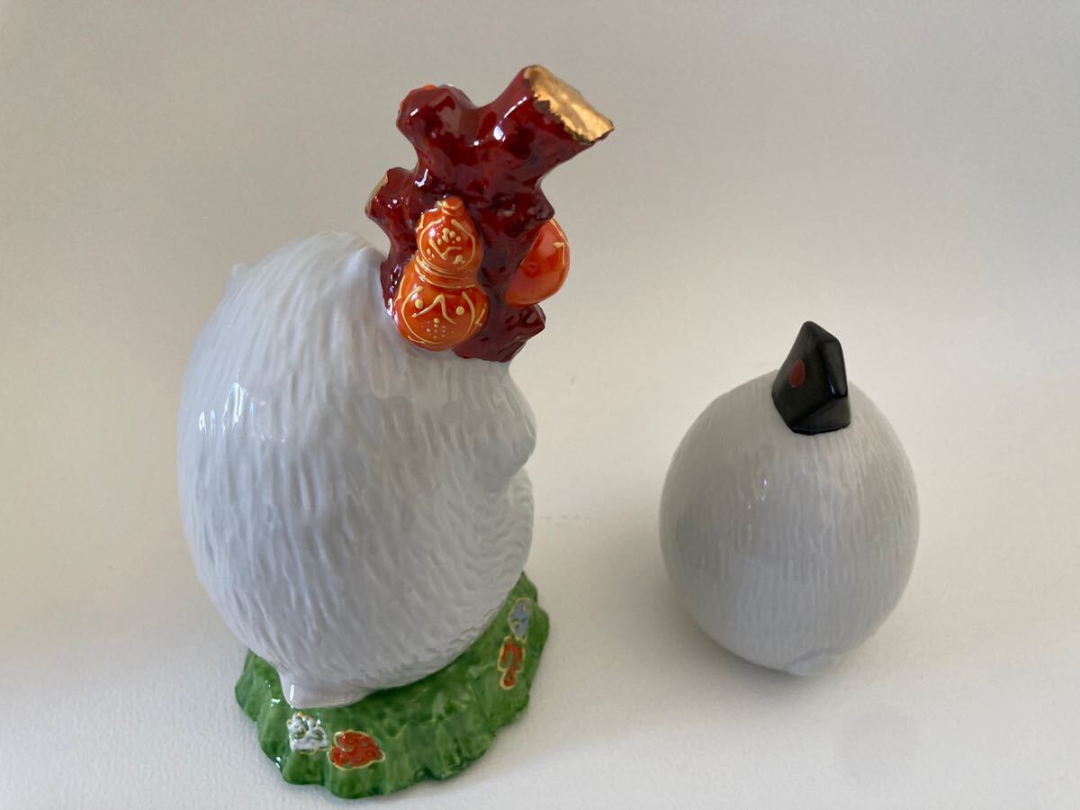 九谷焼 長峰 猿2点セット 干支置物 陶器 縁起物(九谷)｜売買された